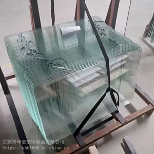 家私玻璃厂家定制10mm超白钢化玻璃台面家具玻璃面板钢化玻璃