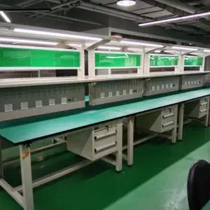 防静电工作台钳工台货架流水线 实验 台货架文件柜堆垛框金属制品托盘