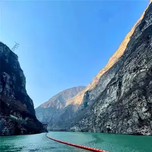 川滇流域河道栏污浮球 水电站拦污排 水库拦污浮筒