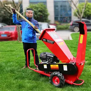 汽油树枝粉碎机 190汽油小型家用树枝粉碎机 出口外贸汽油碎枝机