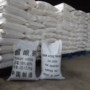 工业级醋酸钠 污水处理碳源 乙酸钠 25kg/袋 食品级/无水醋酸钠/结晶醋酸钠/液体醋酸钠