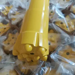 供应球齿钎头 45mm 螺纹R32 材质50R61 螺纹钻头，静电黄漆
