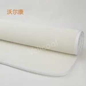 批发供应3D薄款床垫 纯涤纶透气网布材料 沃尔康3D工厂直销