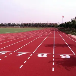 透气型塑胶跑道施工13mm塑胶跑道环保EPDM塑胶地坪专业