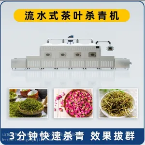 东旭亚食品坚果微波杀菌设备 花椒调味品干燥生产线