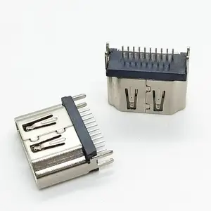A�� ����HDMI 19PIN�а�ĸ�� �а�1.6 180�Ȳ�� ֱ�� �볤2.4