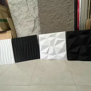 3D菱形聚酯纤维吸音装饰家庭影院办公室琴房KTV墙面定制立体吸音板