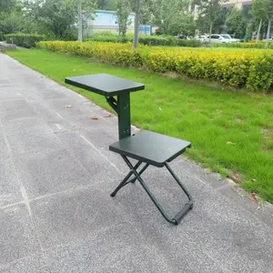 兵耀野战折叠椅便捷式钢制户外野餐指挥作业一椅多用功能集成椅
