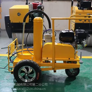 山东捷克冷喷式划线机小型路面标线机操作简单效***