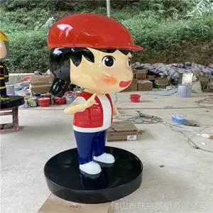 旅游区卡通公仔雕塑摆设 海南玻璃钢卡通雕塑优惠