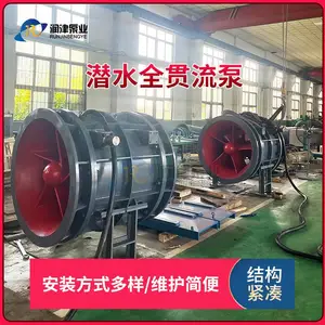 叶轮内置式结构1000QGWZS潜水贯流泵源头制造商 润津泵业