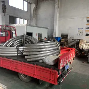 湖北武穴市不锈钢半圆管、不锈钢半盘管、不锈钢外半管厂家——力兆机械