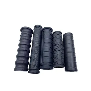 厂家定制供应 橡胶车把手 耐磨 橡胶手柄制品 带logo硅胶手柄