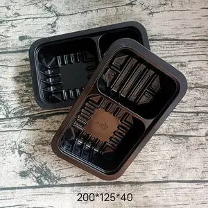 食品级锁鲜pp盒熟食低温冷藏封口盒预制菜生鲜牛肉保鲜盒
