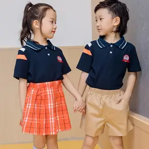 小学生校服套装夏天儿童运动会班服短袖英伦风