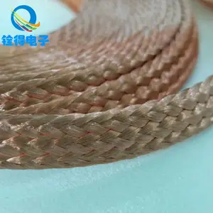 铨得 11mm宽裸铜编织带 铜编织导电带,量大优惠