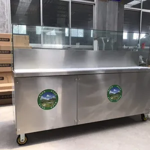 商用摆摊无烟净化烧烤车 烤肉烤串烤鱼烧烤车多功能移动环保摆摊烧烤车