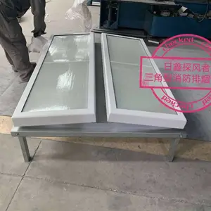 日鑫专业安装 GHPC-1520连体式三角型消防排烟天窗,电动采光排烟天窗,抗台风型气楼
