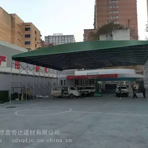 物流推拉篷 大型篮球场活动棚 仓库移动帐篷定做