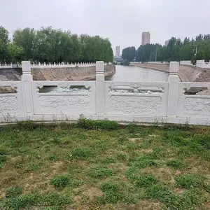 河道石栏杆定做款式-河道桥梁石护栏供应