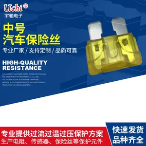 现货供应中号汽车保险片10A32V汽车过流过压保护器保险丝