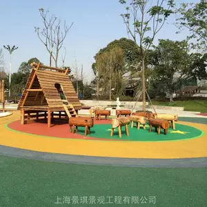 莱芜小区经典红透水路面施工|透水混凝土材料供应
