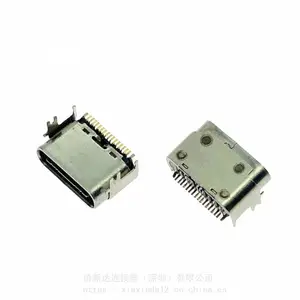 ��ʽ��ƬUSB-C�� 16P����ǰ�����Type-Cĸͷ DIP+SMT�ĽŲ��