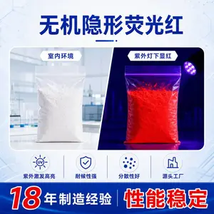 塞特瑞 无机隐形紫外荧光材料 荧光红 STR-IMR01B