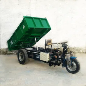 厂家直销 电动自卸车 载重3吨自卸三轮车 矿用载重王液压自卸车