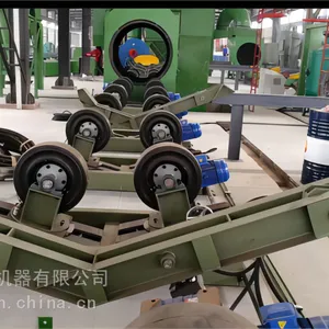 3PE防腐钢管设备钢管抛丸除锈包覆式缠绕式