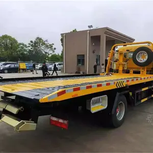 蓝牌清障车 道路救援清障车 一拖二清障车 公路抢险车