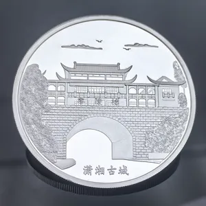 纯银纪念章定制含银999纪念章制作厂家