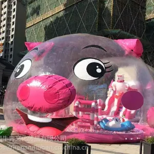 游乐设备大型鲸鱼岛出租 粉色猪厂家 熊猫岛出售