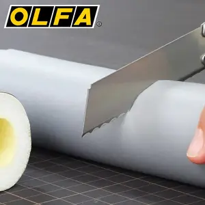 OLFA Wave Blade重型刃波浪形防滑切割刀片3片塑盒+吸塑装/LWB-3B