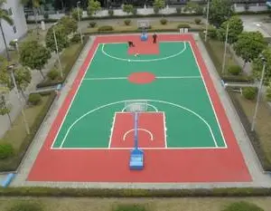 硅PU球场施工方案-球场地面工程就选辉跃