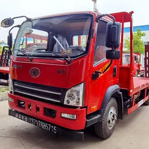 东风5.4米挖机平板运输车