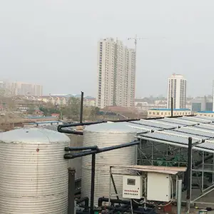 山西天洁科技公司-餐厅太阳能集热器系统安装