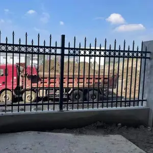 锌钢护栏小区围墙防护栏庭院防护栏家用围墙栏杆别墅小院隔离栅栏
