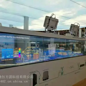 内蒙古互动触摸展示魔墙 LED大屏触摸框厂家融创方圆供应
