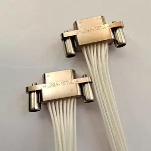 新出厂批次J29A-15TJL-A -4锦宏牌压接式带电缆矩形连接器插头