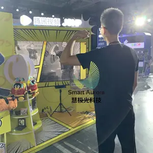 体感定制开发漫画拍照 展会展厅引流体感定格动作拍照互动 全国可租