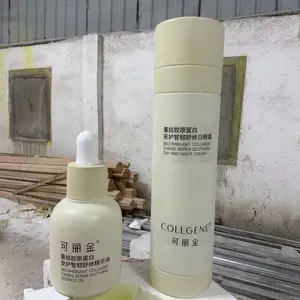 化妆瓶美陈道具定制泡沫雕刻PU硬化批灰光滑上色