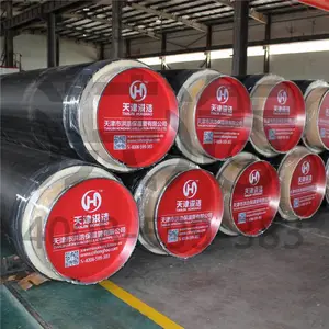 [热卖]预制直埋聚氨酯发泡保温管防腐保温地埋管 规格齐全支持定制生产供热保温管道