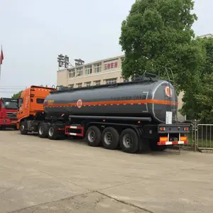 空气悬挂危险品半挂车,氢氧化钠钢衬塑罐车 钢衬塑槽罐车在线报价