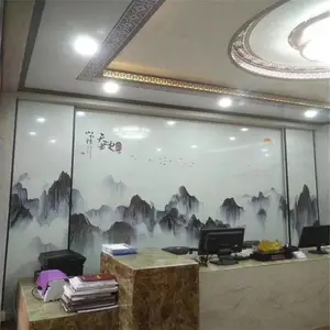 供应石材背景墙打印机 渗墨大板打印机 岗石大板打印机 人造石UV打印机