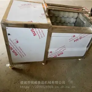 土豆去皮清洗机 毛辊式清洗去皮机厂家