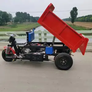 柴油农用运输工程自卸翻斗三轮车 建筑工地工矿运输载重工程自卸车