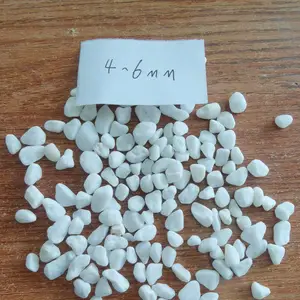 ���հ�ɫĥԲˮϴʯ-��ճ��ɫ��ʯ4-6����-·��װ��ĥԲ��ɫ��ʯ