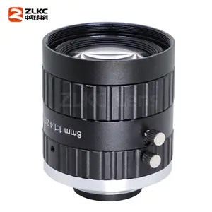 ZLKC中联科创8mm工业相机镜头HM0814MP5低畸变手动光圈C口镜头