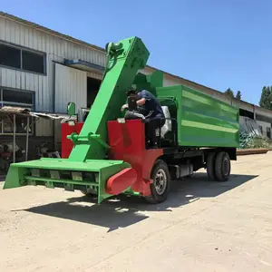 养殖场自走清圈机 牛粪清理拾粪机 机动三轮四轮清粪车